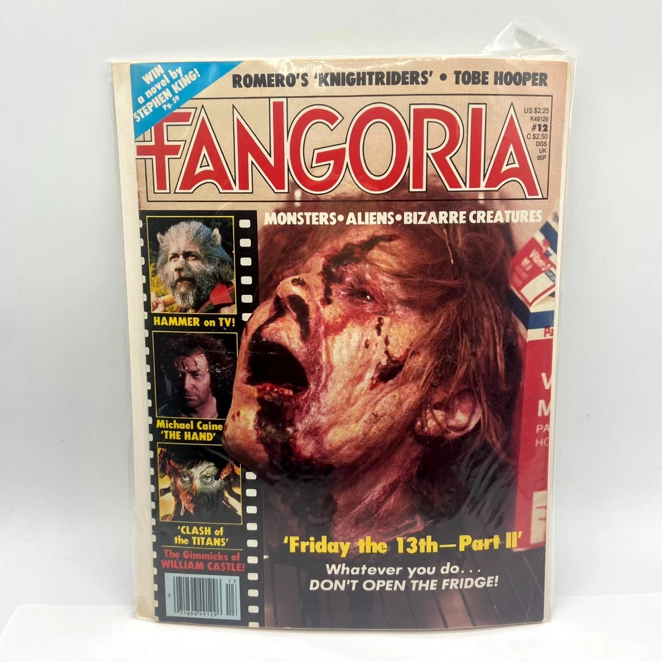 Fangoria Horror Magazine #12 Friday the 13th Part 2 Crime Films And Television - Image 1 of 4