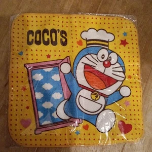 Doraemon COCO'S Yellow Towel Character from Window Used - Picture 1 of 1
