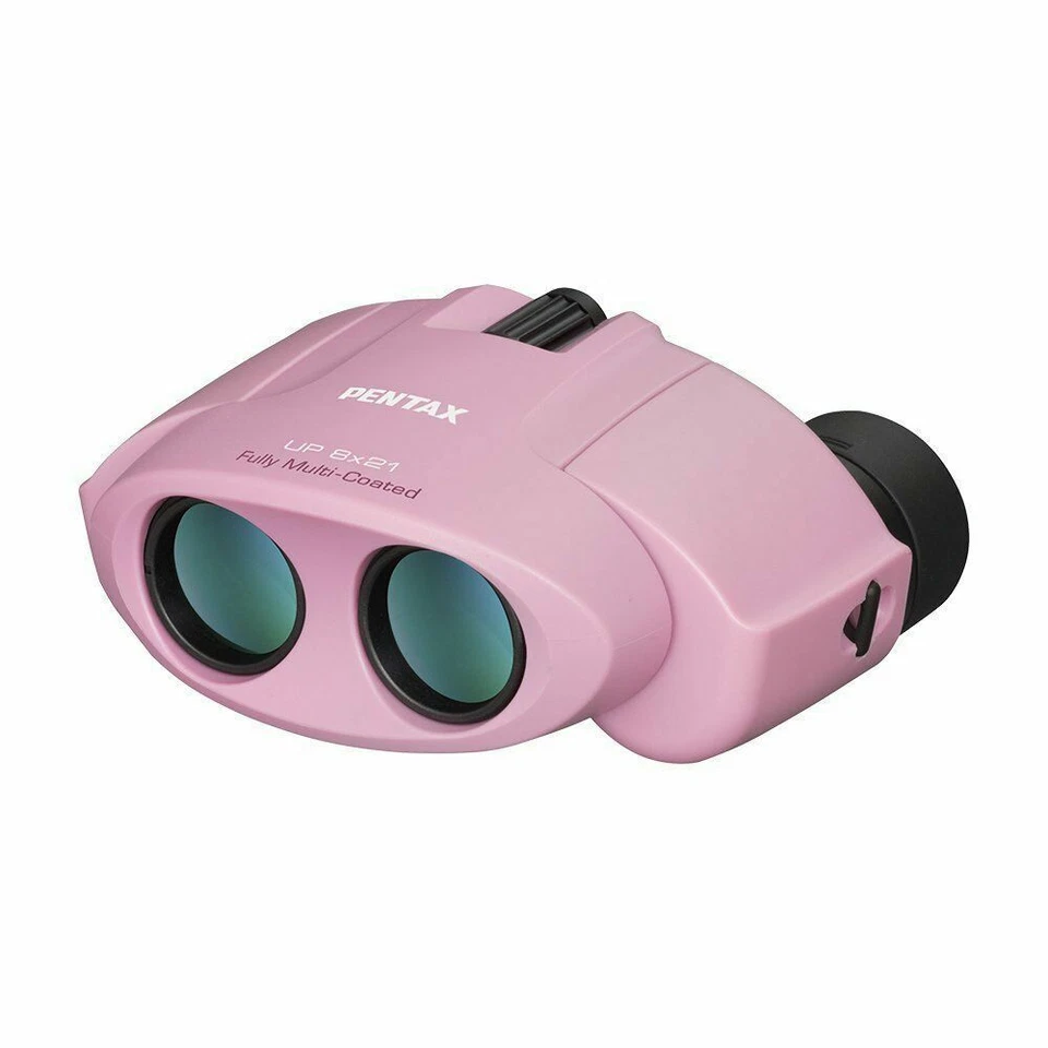 PENTAX Porro Prism Binoculars UP 8x21 Pink New - Image 1 of 4