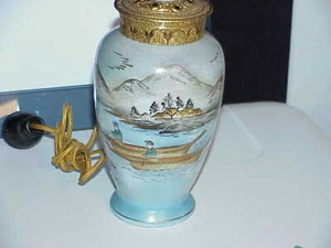 Antique Germany Original Areozon Oriental Perfume Scent Lamp Orig Cord Porcelain - Picture 1 of 11