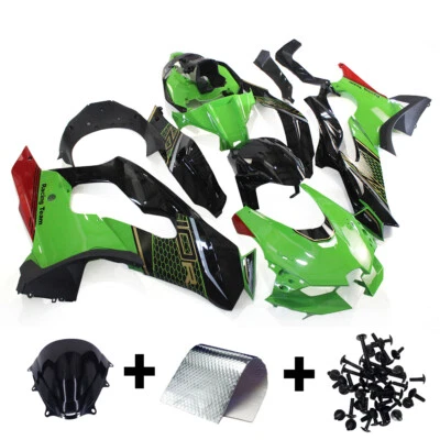 Fairings Bodywork for 2021 2022 21 22 Ninja ZX10R ZX1000 Kawasaki Red Green Kit - Изображение 1 из 4