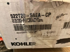 KOHLER 522T20-5AEA-CP Triton Ablage-Back Bad Waschbecken Wasserhahn Ablauf chrom - Bild 1 von 18