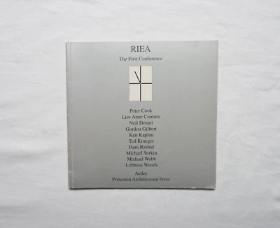 RIEA/ Research Institute for Experimental Architecture: The First Conference - Image 1 of 4