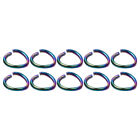  100 Pcs Open Ring Stainless Steel Jewelry Making Jump Labret Rings