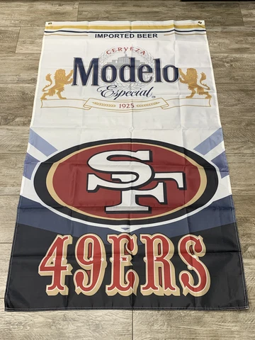 San Francisco 49ers  Modelo Flag 3' x 5'  Faithful Gang Bosa Kittle 2021 Cover