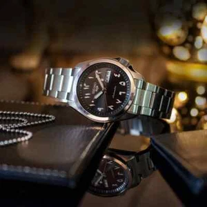 Rare Seiko 5 Sport Automatic Watch Arabic Black Dial SRPH47K1 Made in Japan - Picture 1 of 3