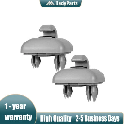 Sun Visor Gray Clip Holder 8U0857562A  For Audi A3 S3 A4 S4 A5 S5 Q3 Q5 Quattro  - Imagem 1 de 4