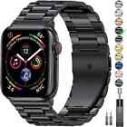 For Apple Watch Ultra Series 8 7 6 5 SE2 Stainless Steel iWatch Band Metal Strap