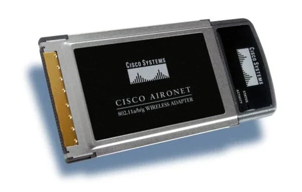 Cisco Aironet PCMCIA Wireless LAN 802.11a/b/g WiFi CardBus Adapter PC Card - Image 1 of 1