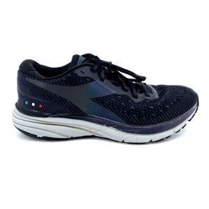 Womens 8 Diadora Blushield Mythos Hip 6 Running Shoes Navy Blue C0787 Lace Up - Picture 1 of 12