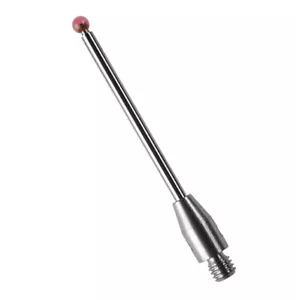 Cmm Tastkopf M3 Gewindeschaft 2mm Rubin Kugel 30mm lang A-5003-0052 Cmm Stylus - Bild 1 von 1