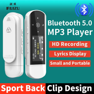  Bluetooth MP3 Player USB Music Player Mini Portable Clip Sports Walkman Support