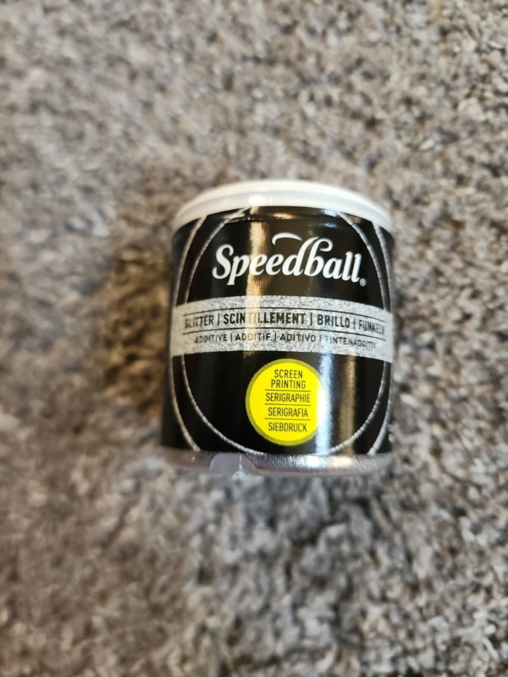 Speedball блестящая серебристая трафаретная печать - Изображение 1 из 1