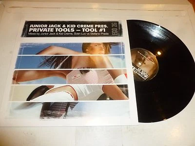 JUNIOR JACK & KID CREME PRES - Private Tools - Tool #1 - 2002 UK 2-track Single Foto 1 de 4