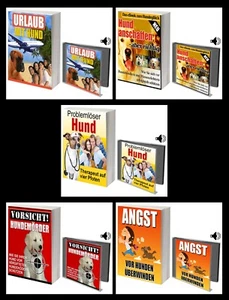 SPARPAKET zum Thema „HUNDE“! 5 Bücher! 5 Hörbücher! 450 lizenzfreie Bilder! DVD - Bild 1 von 17