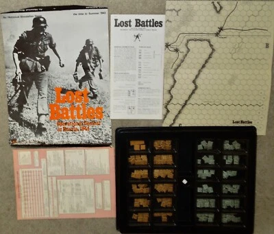 1971 SPI Lost Battles: Operational Combat in Russia 1944, WW2 Tray Game Complete - Image 1 of 4
