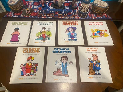ValueTale Picture Books Lot of 7 Value Tales Biographies Moral Character Ed - Image 1 of 4