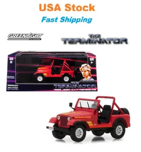 Jeep® CJ-7 Renegade 1983 Sarah Connor's Renegade The Terminator luz verde diecast 1:43 - Imagen 1 de 12