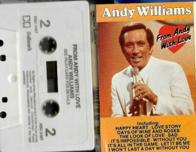 cassette tape ANDY WILLIAMS - from andy with love 1963 - 1977 best of... - Image 1 of 2