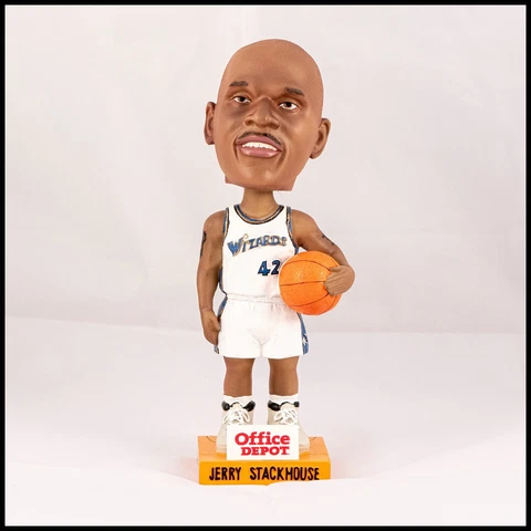 Circa 2002-04 Jerry Stackhouse Washington Wizards SGA Bobblehead - New In Box! Cover