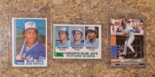 (3) Jesse Barfield 1982 Topps Traded Rookie Card Blue Jays 1992 Fleer Yankees
