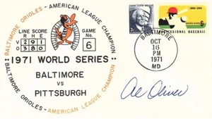 Al Oliver Signed Autographed Pittsburgh Pirates 1971 World Series Cachet FDC FDI - Picture 1 of 2
