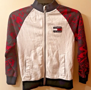 Space Jam: A New Legacy X Tommy Jeans Big Kids White Track Jacket Size 7 - Picture 1 of 12