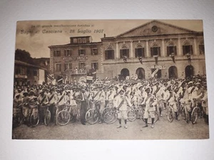 BAGNI DI CASCIANA Pisa Manifestazione turistica Luglio 1907 viaggiata 1909 - Foto 1 di 2