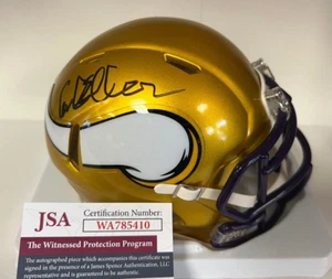 CARL ELLER MINNESOTA VIKINGS SIGNED AUTOGRAPHED FLASH MINI HELMET JSA - Picture 1 of 3