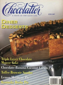 CHOCOLATIER Magazin Juni 1997 Diner Desserts Snickers Pie Zitrone Baiser Toffee - Bild 1 von 3