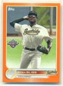 2022 Topps Pro Debut PD-168 RYAN BLISS Orange 23/25 Visalia Rawhide - Bild 1 von 2