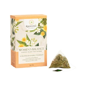 ^ Roogenic Australia Women's Balance Native Plant Tea Elixir 18 Tea Bags - Picture 1 of 1