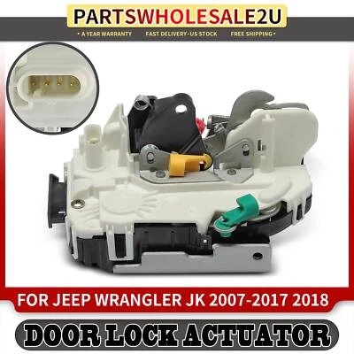 Actuador de bloqueo de puerta trasera derecha para Jeep Wrangler 2007 2008-2017 Wrangler JK 2018 Foto 1 de 4