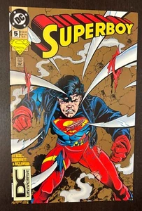 SUPERBOY #5 (DC Comics 1994) -- DC UNIVERSE LOGO VARIANT -- NM- - Picture 1 of 2
