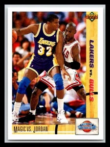 1991-92 Upper Deck #34 Magic Johnson CC/Michael Jordan - Picture 1 of 2