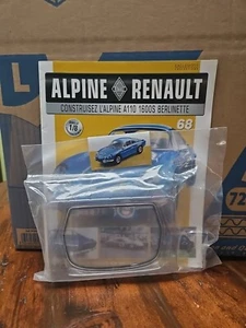 RENAULT ALPINE A110 BERLINETTE 1/8 1:8 EAGLEMOSS A110 ALTAYA NUMERO 68 - Foto 1 di 1