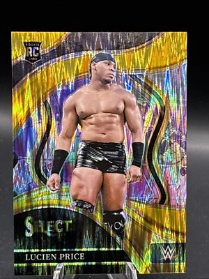 2024 Panini Select WWE Ringside Gold Flash Prizm #287 Lucien Price /10 SSP (RC) - Image 1 of 4