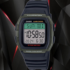 Casio W-96H-3AV Men's Digital Watch Multifunction Sport 10 Year Battery New
