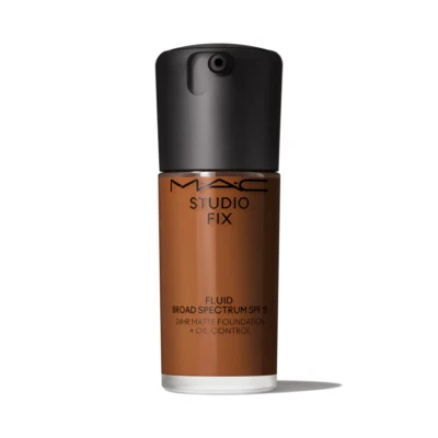 Mac Studio Fix Fluid SPF15 24hr Matte Foundation NW47 30ml Brand New Genuine - Image 1 of 4