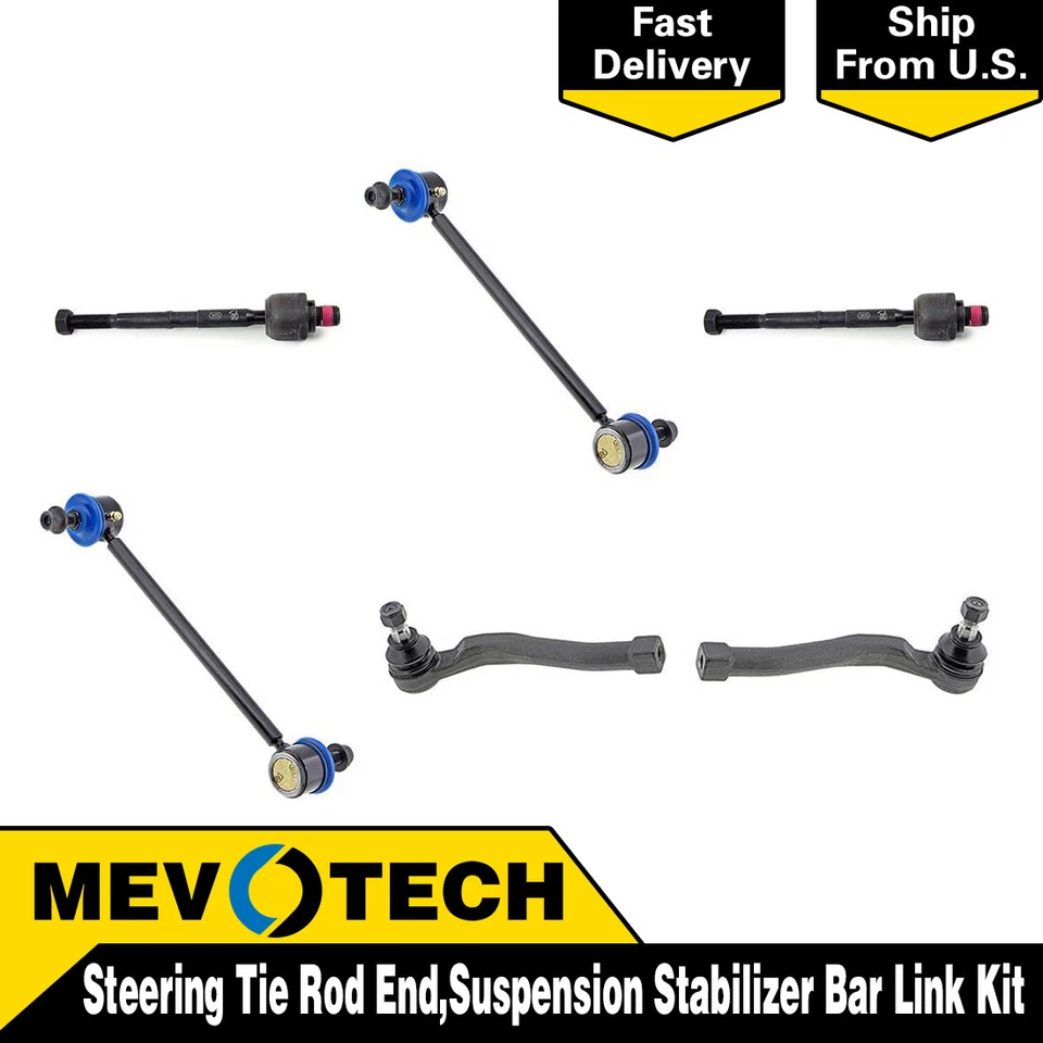 Barra estabilizadora Tierod extremo barra estabilizadora delantera Mevotech 6 piezas para Suzuki Swift+ 2004 2005 Foto 1 de 4