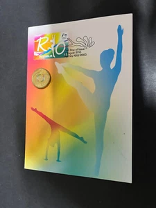 (235) Olympic Games in Rio de Janeiro maxicard + Rio Paralympic $ 2.00 coin - Picture 1 of 3