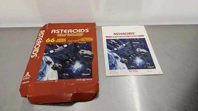 Atari Asteroids CX2649 Box and Manual Fair Condition - Image 1 of 4