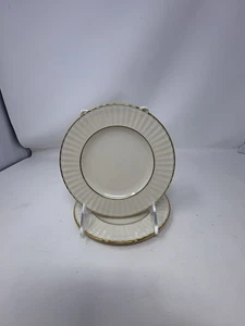 "Plato de pan dorado de encaje Lenox Citation 6 1/4"" usado en excelente estado" - Imagen 1 de 8