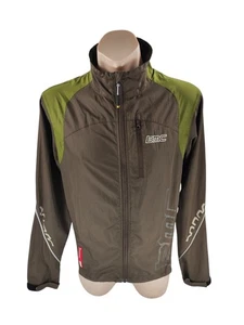 Chaqueta de ciclismo BMC Swiss Tech para hombre talla M marrón cortavientos cremallera completa equipo de bicicleta - Imagen 1 de 12