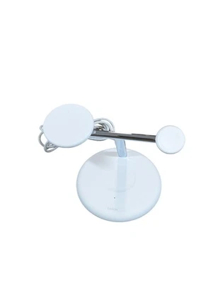 BbUz Belkin Boost Charge Pro 3-in-1 Qi2 Charging Stand w/ Magsafe WIZ023 White - Image 1 of 4