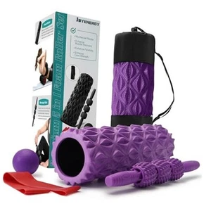 5 in 1 Foam Roller Set Trigger Point Foam Roller, Massage Roller Stick, - Picture 1 of 7