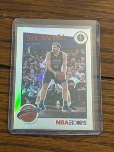 Dirk Nowitzki 2019-20 Hoops Premium Silver Holo Prizm #282 Mavericks - Picture 1 of 2