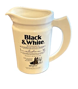 Black & White Buchanan’s Blended Scotch Whiskey Bar Pitcher Scotland - Picture 1 of 12