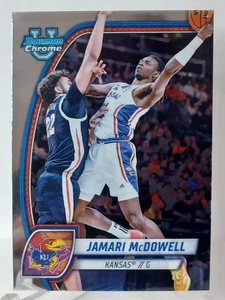 2024-25 Bowman University Chrome Jamari McDowell Auto #81 Kansas -RM74 - Picture 1 of 2