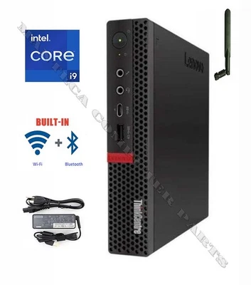 Lenovo ThinkCentre M920q Tiny i9-9900T & up to 64GB RAM & 2*2TB SSD & Wi-Fi + BT - Image 1 of 4